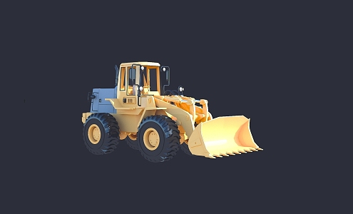 Modern function car bulldozer 3d model