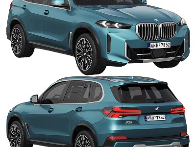 BMW X5 2023 3d model