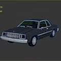 Gray Classic Sedan With Vintage Design Shiny Exterior And Reflective Floor