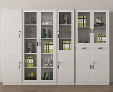 Modern File Cabinet Office File Cabinet Locker Bookcase 3d model