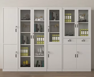 Modern File Cabinet Office File Cabinet Locker Bookcase 3d model