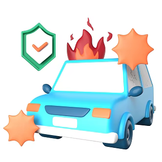 Modern car toy cartoon car 3d model