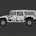 White Off Road Vehicle With Boxy Body Large Tires And 101 Logo