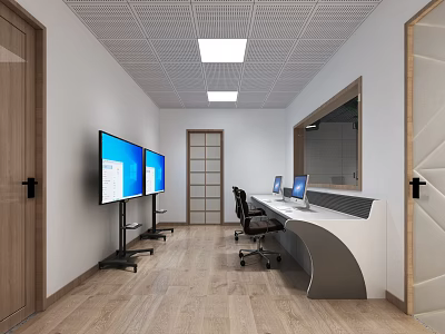 Modern Studio 3d model