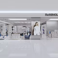 Modern Hair And Beauty Salon Interior With Styling Stations Product Displays And Comfortable Chairs