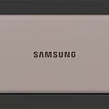 Samsung Pink Laptop Featuring Sleek Design And Portable Computing Experience 3d model