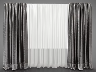 Curtains 3d model