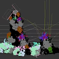 Stunning Photo Check In Spot With Cone Shaped Purple Blue Flowers And Butterflies