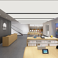 Modern Mobile Phone Store Huawei Store 3d model