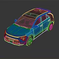 Stylish Blue SUV Car With Modern Black Roof Sleek Body And Alloy Wheels