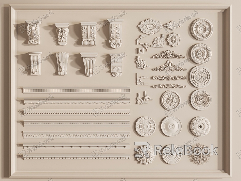 Jane Europe plaster line model