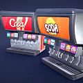 Beverage Vending Machine Vending Machine Vending Machine Soda Vending Machine Vending Machine Vending Machine 3d model