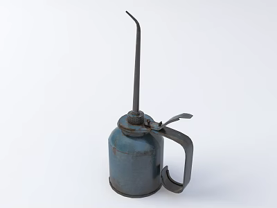 Industrial LOFT oil pot 3d model