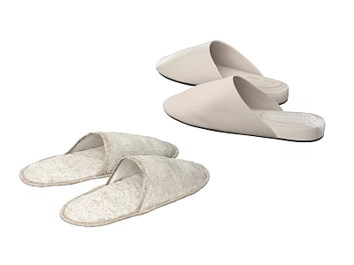 Shoes Slippers 3d model