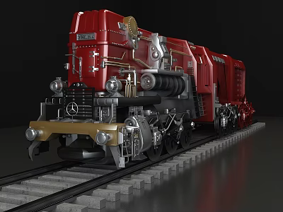 Modern Train 3d model