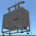 Sturdy Industrial Equipment With Mechanical Arm Cabinet Workbench And Measuring Scale