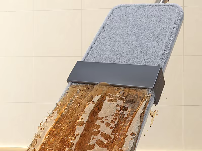 Bathroom Floor Mat With Easy Clean Surface And Efficient Dirt Water Removal 3d model