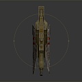 Modern fighter sci-fi fighter sci-fi fighter 3d model