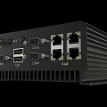 Industrial Device With HDMI USB COM Gigabit Ethernet Ports And Rugged Heat Sink Enclosure