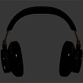 Modern Over Ear Headphones With Comfortable Ear Cushions And Sleek Black Design