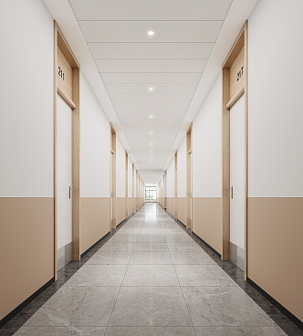 Dormitory Corridor Dormitory Corridor Student 3d model