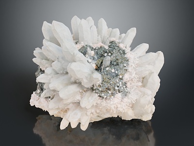 Modern Crystal Cluster Crystal Ore Crystal 3d model