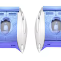 Smart Machine Blue And White Housing With Innovative Design Components