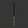 Green Wireless Doorbell Intercom Device With Long Antenna And Yellow Screen