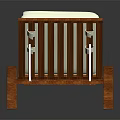 Stylish Lounge Chair With Wooden Frame And Comfortable White Cushion Design