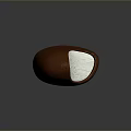 A Bitten Chocolate Ice Cream Bar on Wooden Stick Against Dark Background