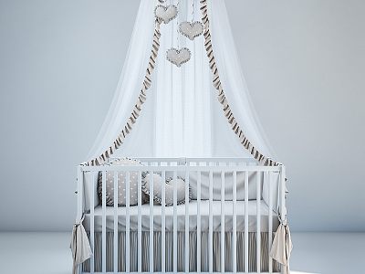 Modern Crib Children's Bed model