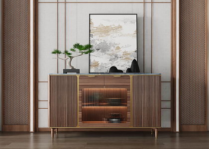 New Chinese Sideboard 3d model