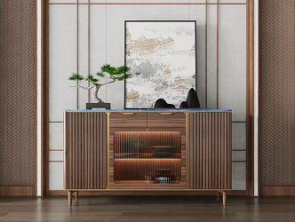 New Chinese Sideboard 3d model