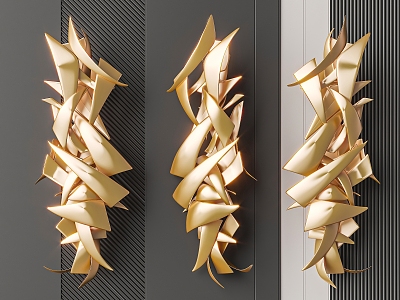 Light Luxury Wall Decoration Wall Decoration Pendant 3d model