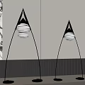 Modern Simple Floor Lamp Decorative Lamp 3d model