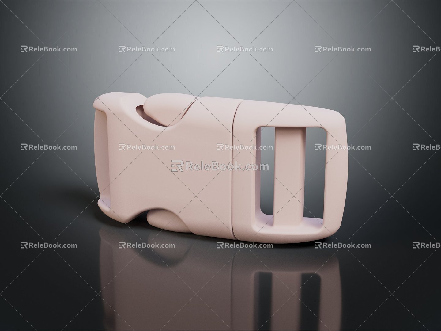 Modern buckle belt buckle buckle 3d model