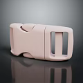 Light Pink Hardware Buckle Fastener Tool For Secure Connection With Durable Design And Practical Use 3d model