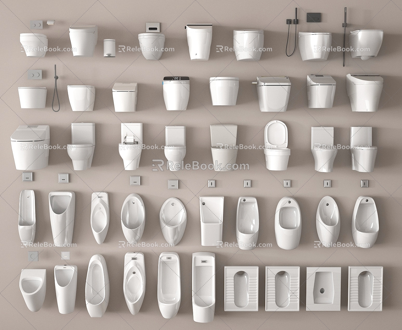 Urinal Urinal Modern Toilet Urinal Urinal 3d model