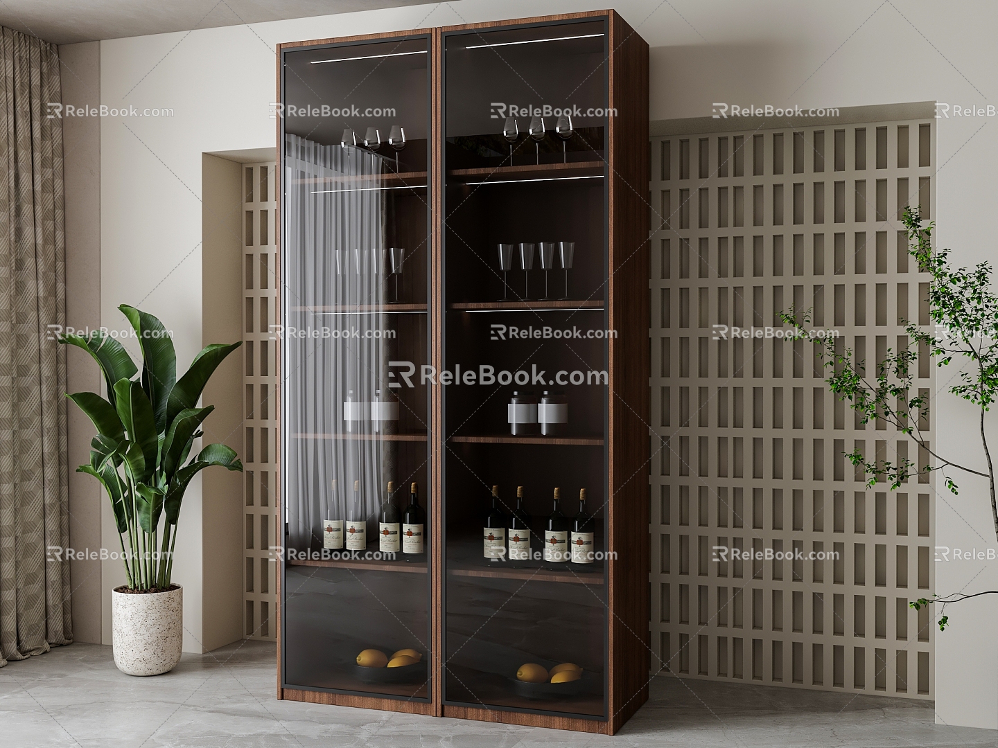 Wine Cabinet model