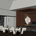 Dikai Design Sales Hall Rest Area 3d model