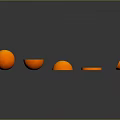 Fresh Oranges Display With Whole Halved Sliced And Small Pieces On Dark Background
