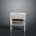 CHEMFAIR White Laboratory Fume Hood Electronic Appliance With Ventilation System And Sturdy Stand