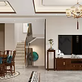 Modern Dark Kitchen Interior With White Marble Countertops Gas Stove Range Hood And Wall Cabinets