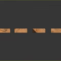 Long Strip Wooden Texture Equipment With Natural Grain Pattern And Smooth Finish