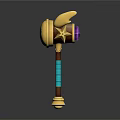 Golden Bee Shaped Hammer Unique Hardware Tool With Blue Green Striped Handle And Decorative Wings