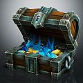 Modern Treasure Box Treasure Box Treasure Box 3d model