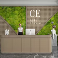 Front Desk 3d model