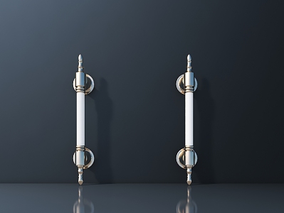 Handle door handle 3d model