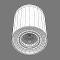 Modern White Ceiling Light With Sleek Minimalist Design And LED Ambient Glow