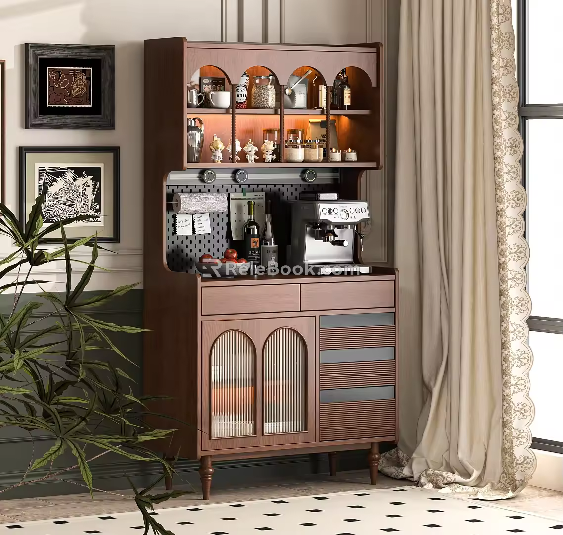 Middle Style Sideboard 3d model